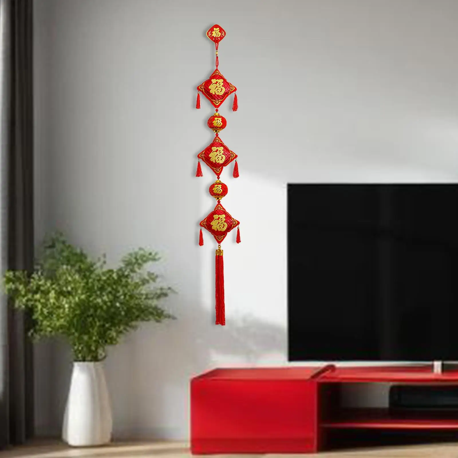 

Chinese New Year Decoration Gift Photo Props Traditional Lunar New Year Dragon Year for Living Room Door Cabinet Farmhouse Home