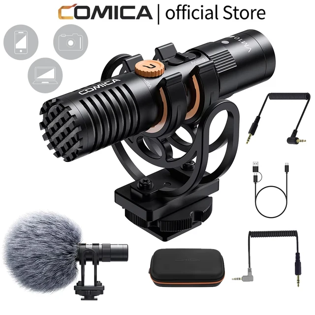 COMICA VM10 PRO On-Camera Cardioid Shotgun Microphone with