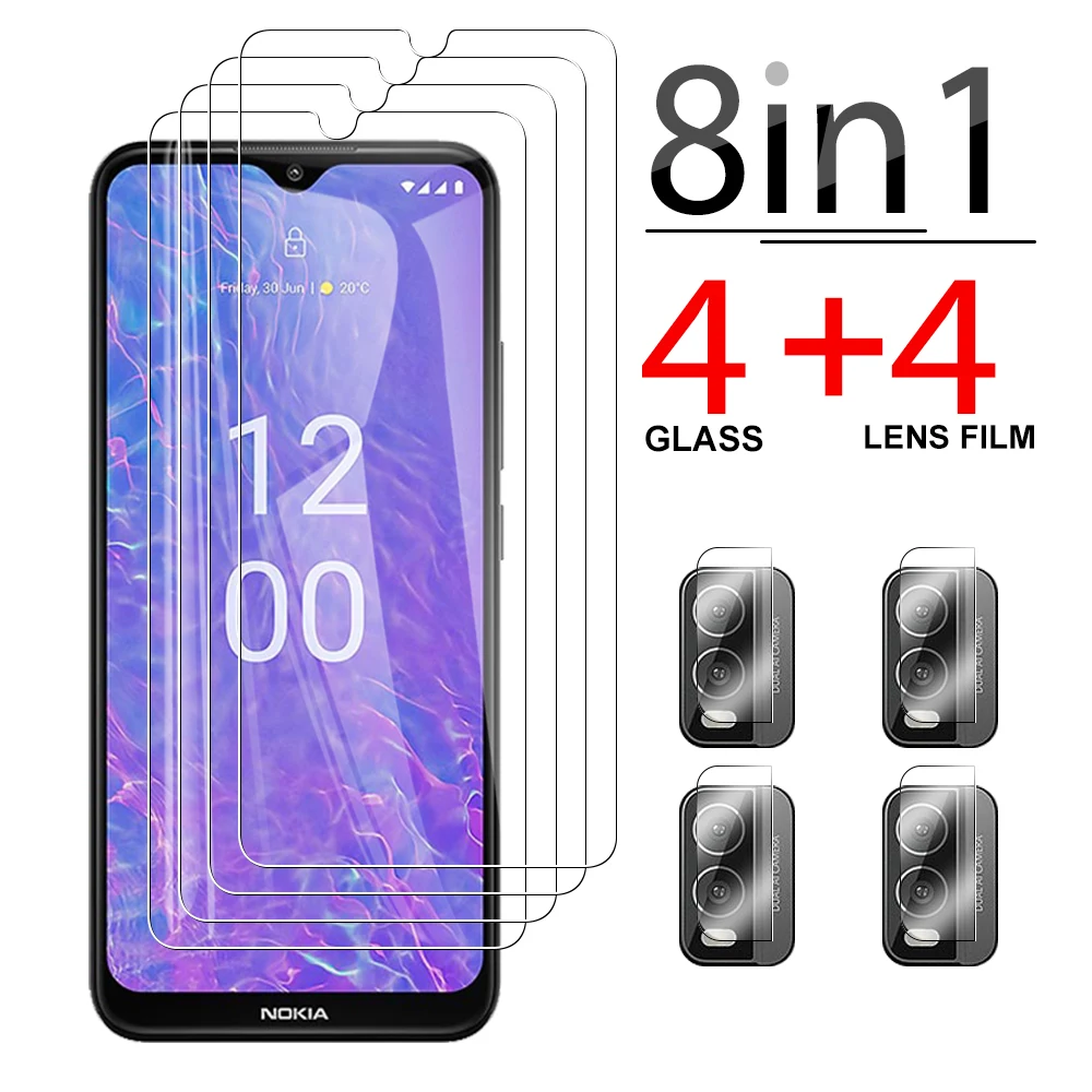 8 In1 Per Nokia C210 2023 Nokiac 110 G310 Vetro Protettivo Nokiac210 110 4G G 310 310G 5G Protezione Dello Schermo Dell'Obiettivo Antigraffio
