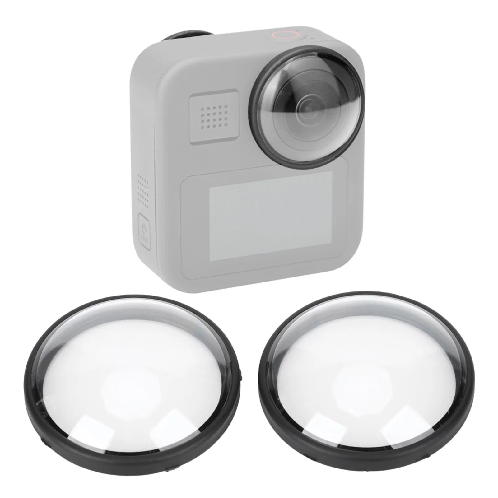 2x Capuchon Objectif GoPro Max - Protection Anti-Rayures