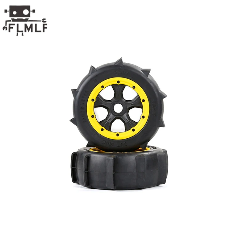 

Rc Car Desert Wheel Tire Assembly Kit Tyre Size:190x70mm Fit 1/5 Losi 5ive-t Rofun Rovan LT King Motor X2 BAHA 5S SLT V5 Parts