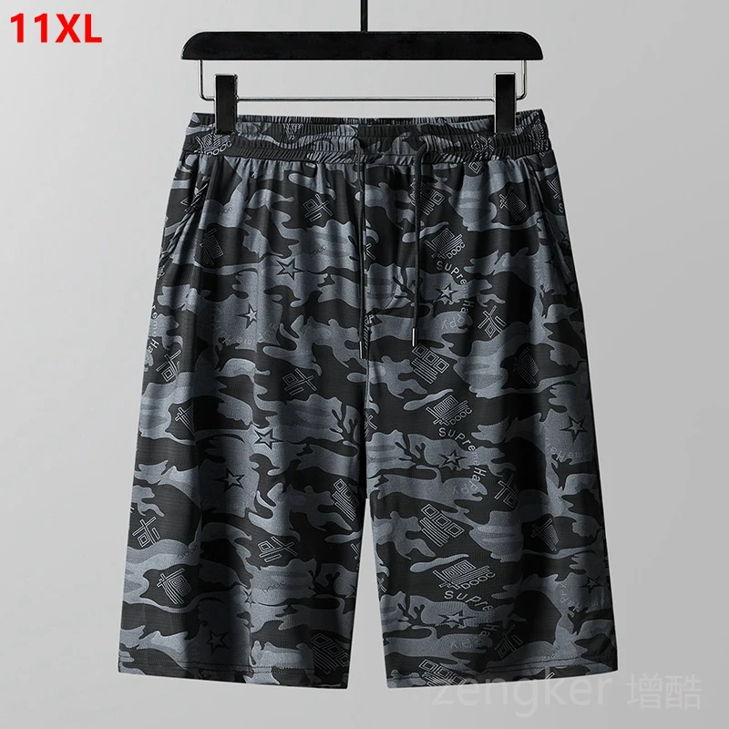 Summer camouflage shorts men's sports basketball sweatpants large size