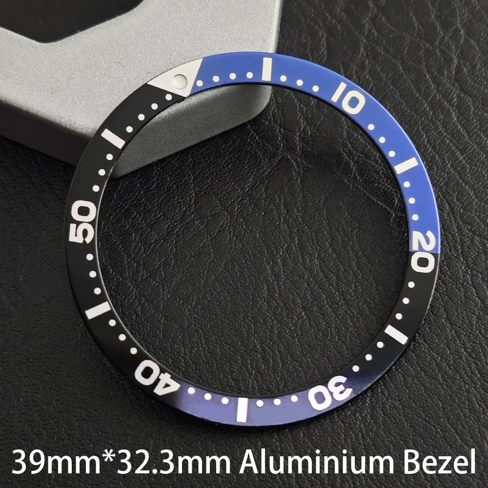 Premium Flat Aluminium Watch Bezel - 39mm Replacement Part for Men's Mechanical Watch