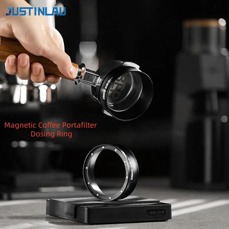 JUSTINLAU 51/54/58 مللي متر قمع جرعات القهوة المغن...