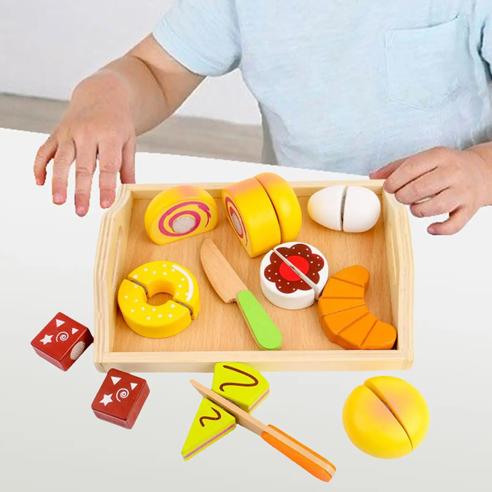 

Dollhouse Kitchen Foods Bread Play Food Set for Kitchen Bakery Desktop