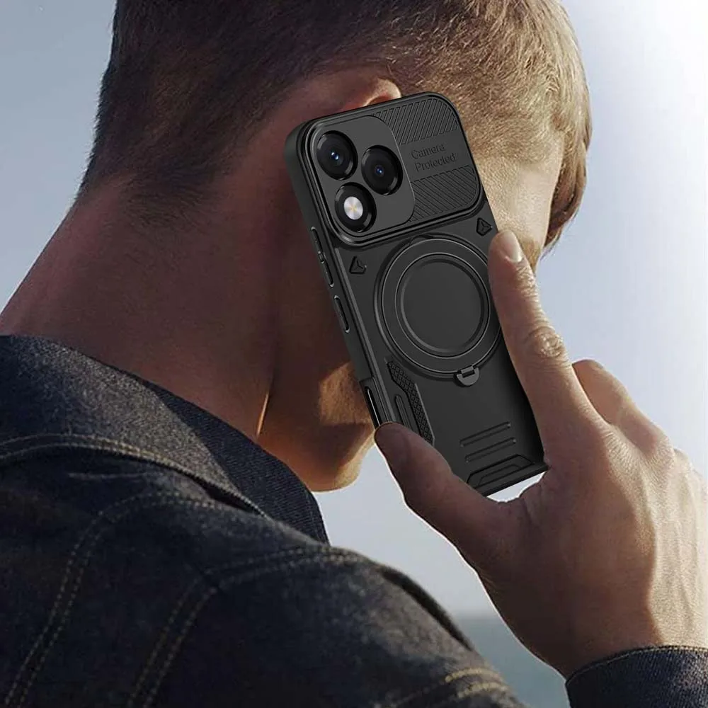 Shockproof Armor Case with Ring Bracket & Magnetic Holder