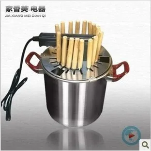 Stainless steel smokeless barbecue , household ovens, barbecue stove, roasted mutton cubes roasted on skewer, string
