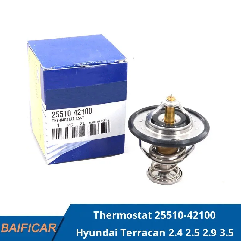 Baificar Genuine Engine Thermostat 25510-42100 For Hyundai Terracan 2.4 2.5 2.9 3.5