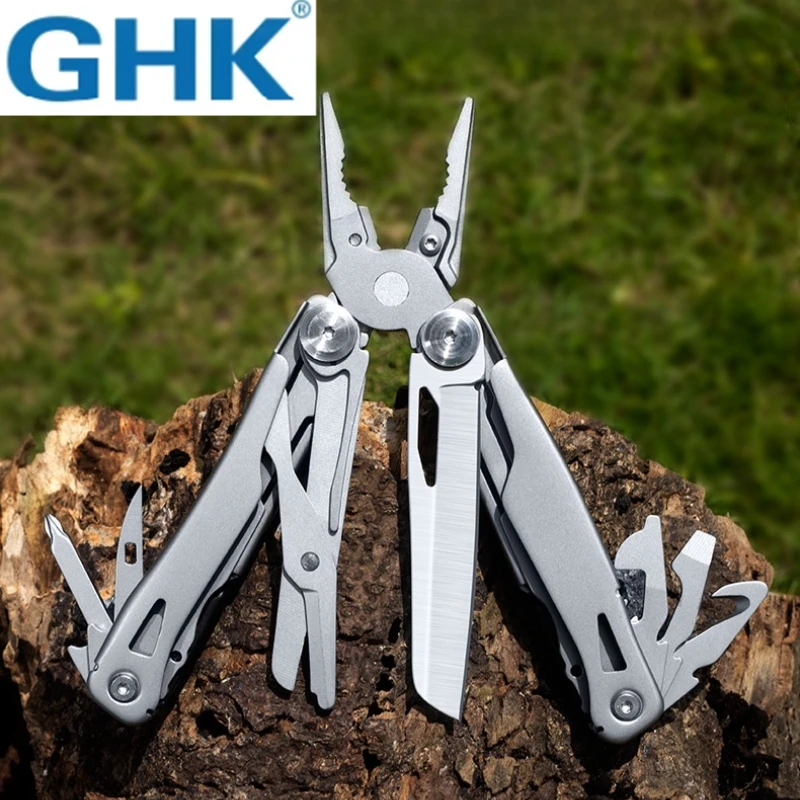 

Многофункциональные плоскогубцы для кемпинга GHK, инструмент для резки, военный тактический карманный нож для выживания на открытом воздухе, многофункциональный телефон