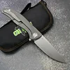 Green Thorn New Hati CD VG10 Blade Bearing Titanium CF 3D Handle 95 Flipper Folding Knife Outdoor Survival Camping Hunting Tools 2