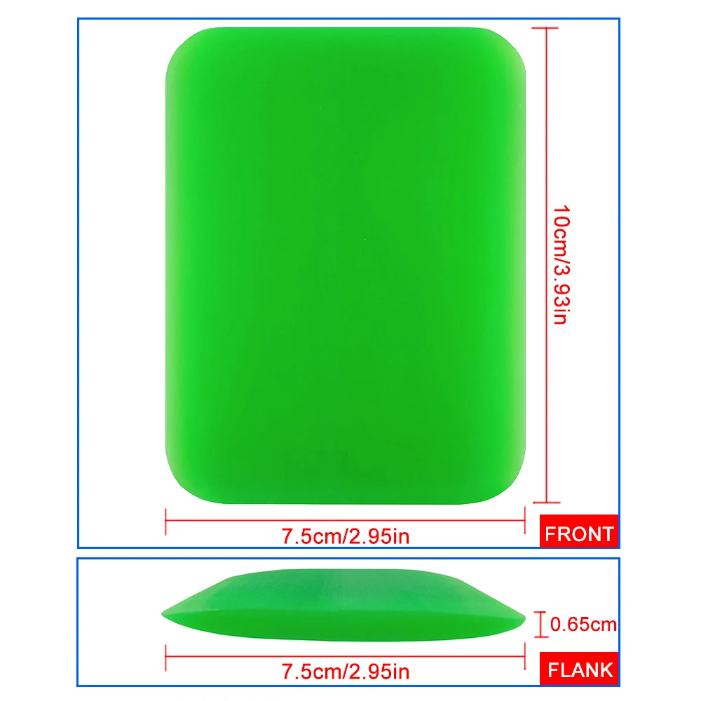 Car PPF Squeegee Anti-scratch TPU Coating Soft Scraper Film Vinyl Spatula Window Tinting Wrap Tools Glass Cleaning Water Wiper