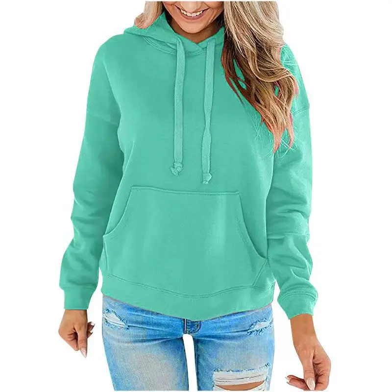 Women's Autumn Winter Y2K Printed Fashion Patchwork Hooded Casual Versatile Pullover Stylish Elegant Sweatshirts Thick Lady Tops