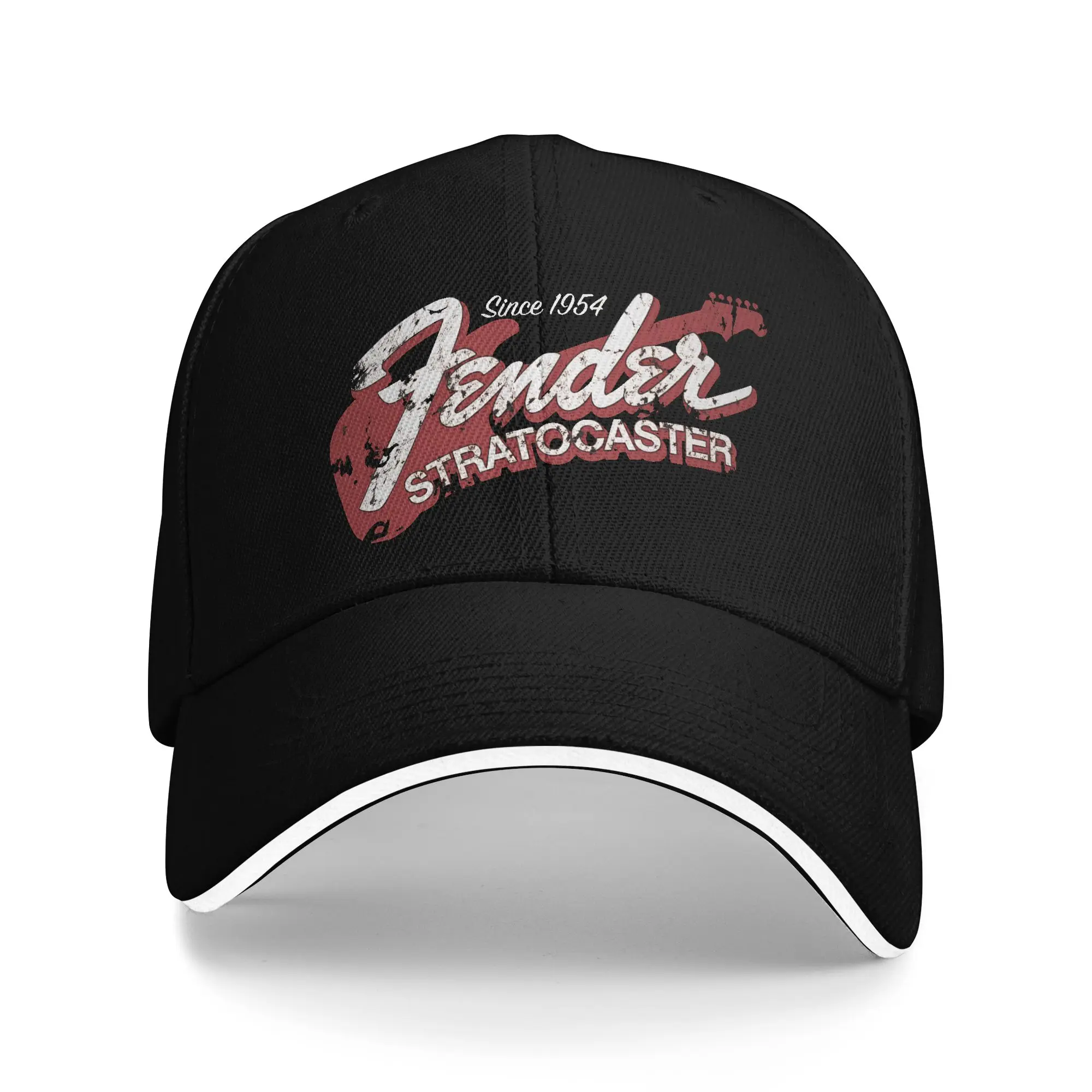 Fender Jimi Hendrix E-Gitarre Baseballkappe Paar Damen Hip-Hop-Hüte Outdoor-Sport Baseballkappen Geburtstagsgeschenk – Detail 2