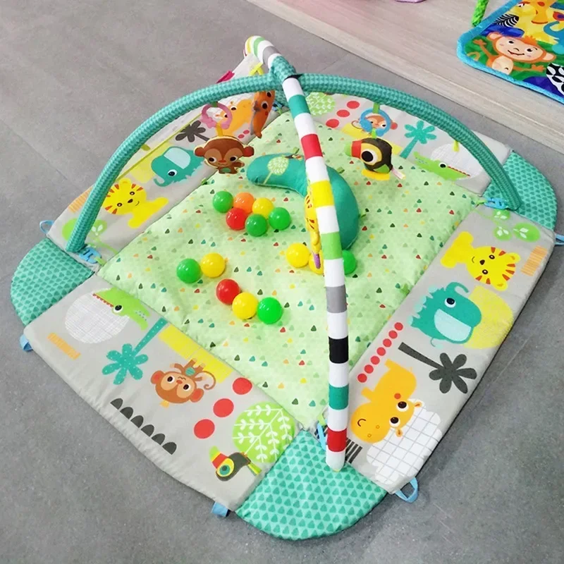Baby Fitness Frame Crawling Mat Soft Game Blanket Parent-child Crawling Grasping Education Toy Boys And Girls 0-18 Months crawling blanket fitness blanket baby play gym toys