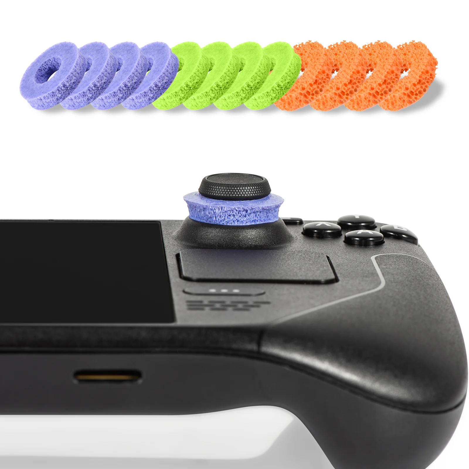 

For ROG ALLY Silicone Protective Ring for Steam Deck Console Joystick Protective Ring for PSVR2 Handle Remote Protective Ring