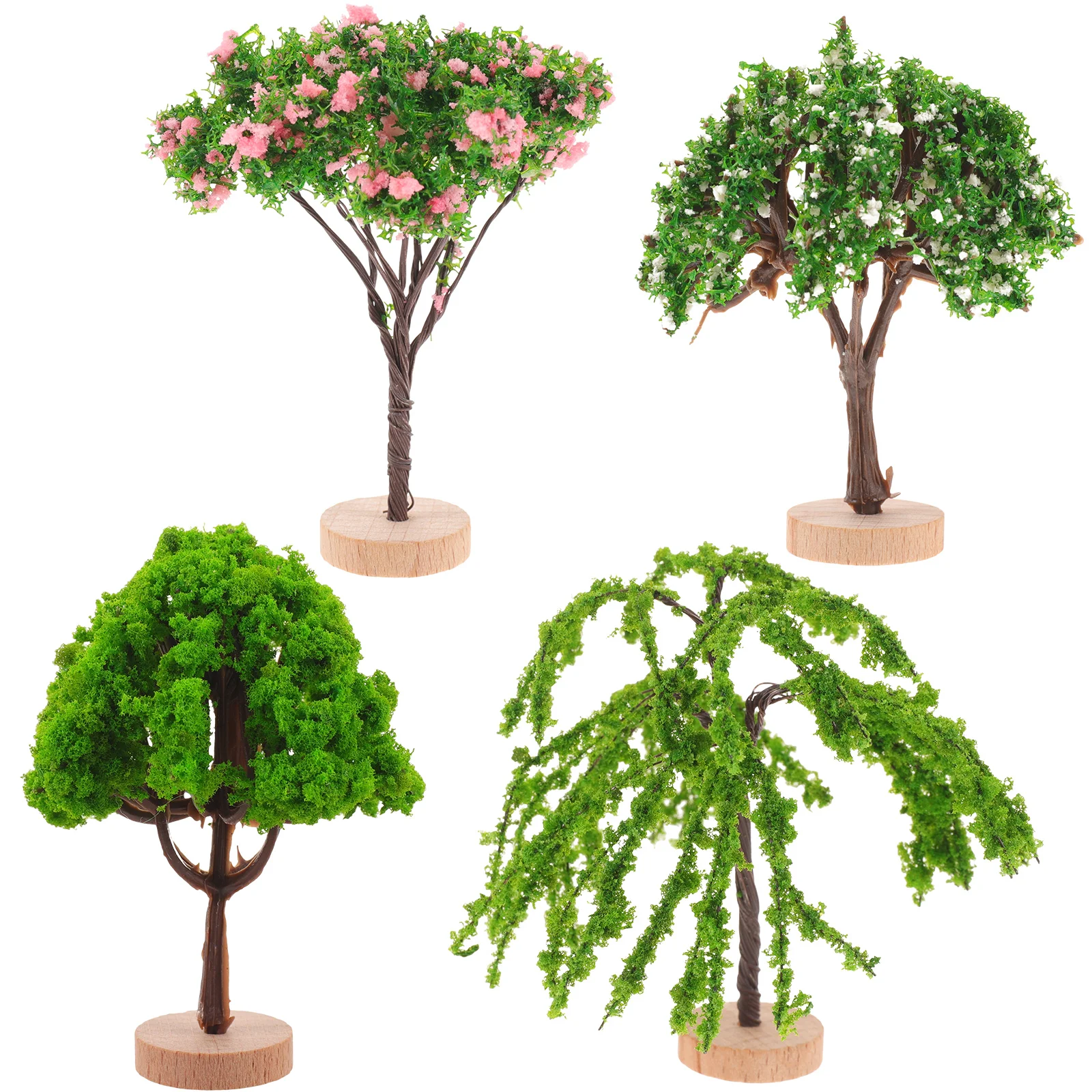 

Simulated Mini Tree Model Trees for Crafts Sand Table Miniature Street Garden Decoration Building DIY Landscape Models