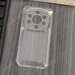 Durable Anti - Fall Shockproof Soft TPU Back Case Cover for Armor 28 Ultra (Clear)