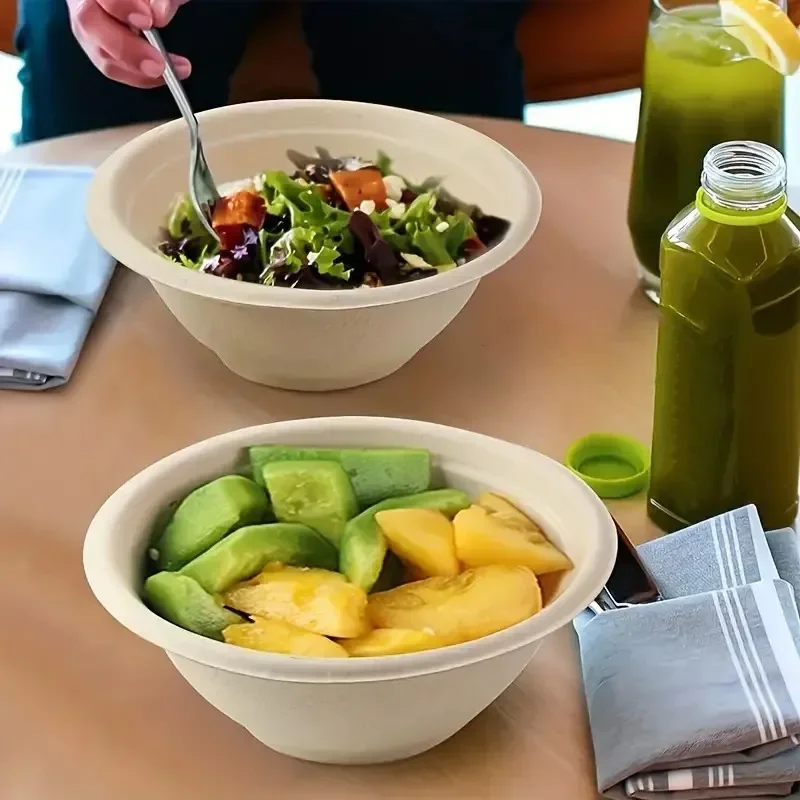 20/50PCS Disposable Paper Bowls – Eco-Friendly Serving Bowls for Soup, Ice Cream, Salad... - SKU DPB12730 - UGI Packaging