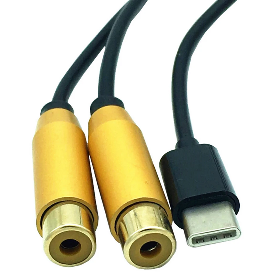  Rca -C Ÿ USB C ȣ  AV  ̺ Ŀ  ڵ