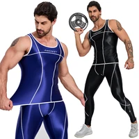 AMORESY Spandex Tight-fitting Athletic Hurdle Vest For Men High Elastic Breathable Gym Trainning Running Fitness Pants 1
