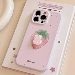 IND Foundation Makeup - Ink Splash Mobile Case with 3D Rotating Rabbit - iPhone 12 Mini (SMT3758 Color)