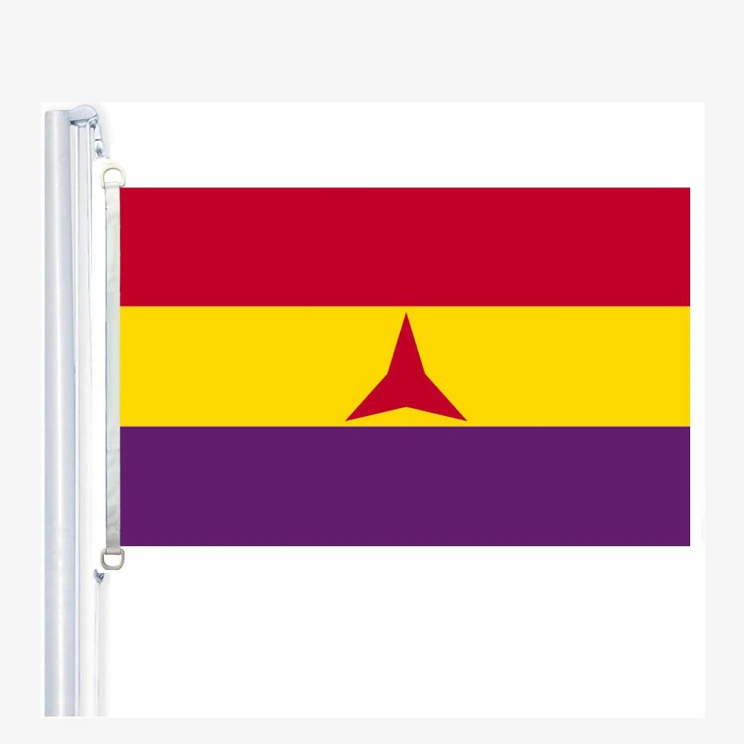 

Espagnol républicain Brigades internationales flag,90*150CM ,100% polyester, banner,Digital Printing