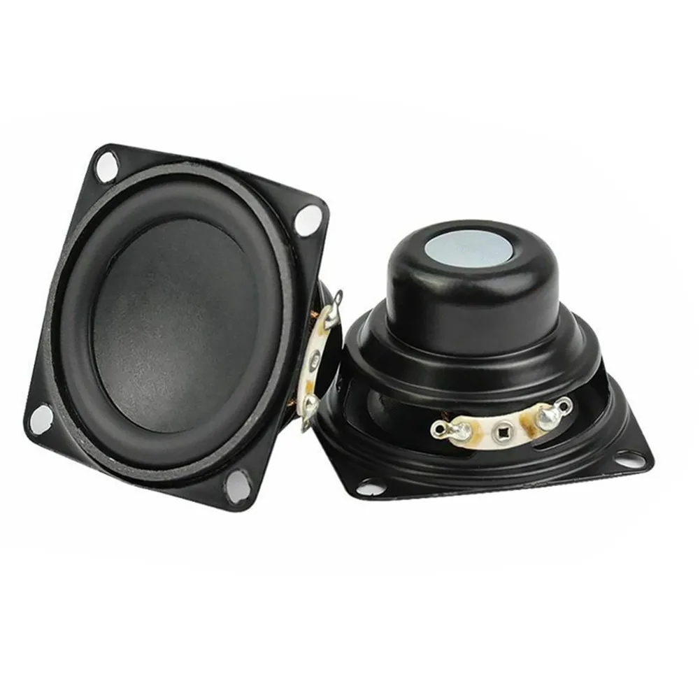 2Pcs 2 Inch Full Range Speaker 4O hm 10W Bluetooth-Compatible Speaker 53MM Speaker For JBL Charge 3 Multimedia Speaker Brand New
