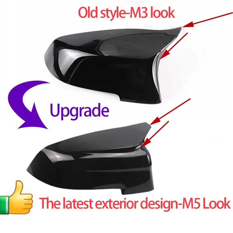 Couvercle De Rétroviseurs Latéraux De Voiture Pour BMW F10 F12 M Série M5 M6 2012 – 2016, Capuchon De Rétroviseur En Fiber De Carbone De Style Ajouté  34