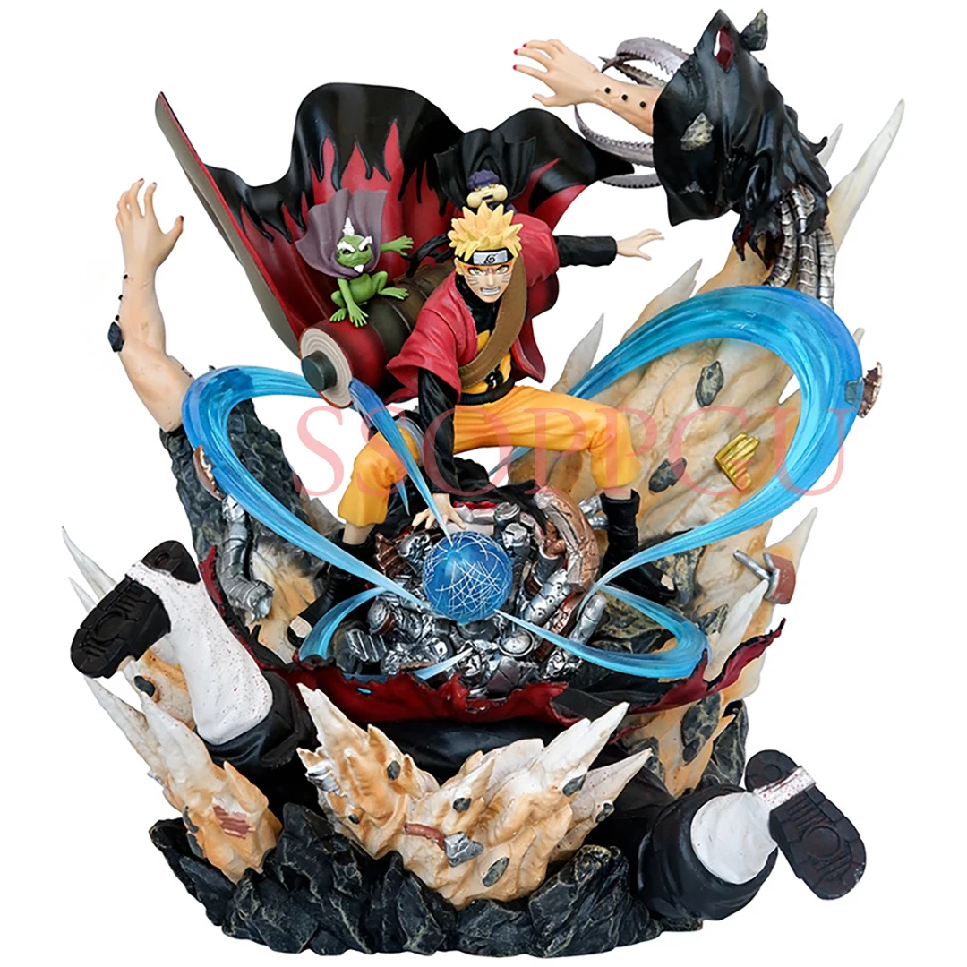 

Anime Figure GK Hermit Mode Uzumaki 27cm Anime Periphery Scene Statue PVC Action Figure Model Toys Doll Kids Gifts