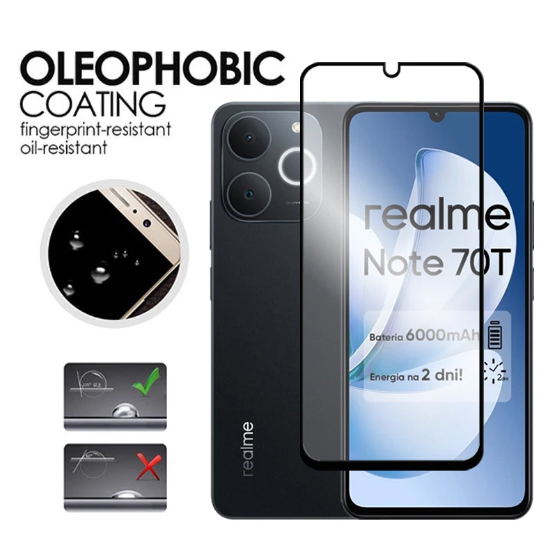 6-in-1 Tempered Glass Screen and Lens Protector Set with 2.5D Full Coverage