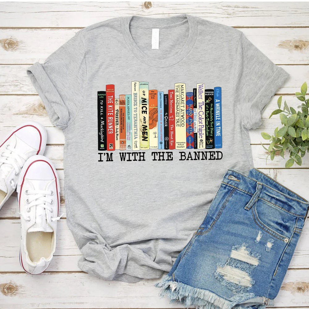 I'm With The Banned Shirt Bookworm Reading Banned Books Librarian ...