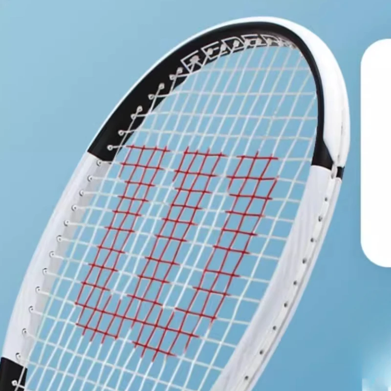 Shock-absorbing and Comfortable Tennis Racket, Lightweight and Durable Tennis Ball, Beginner Advanced Carbon Fiber Racket