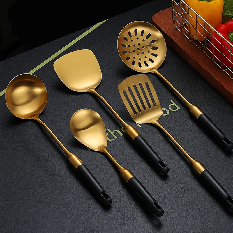 Stainless Steel Kitchen Utensils Tools  Kitchen Steel Cooking Spoons Set -  Stainless - Aliexpress