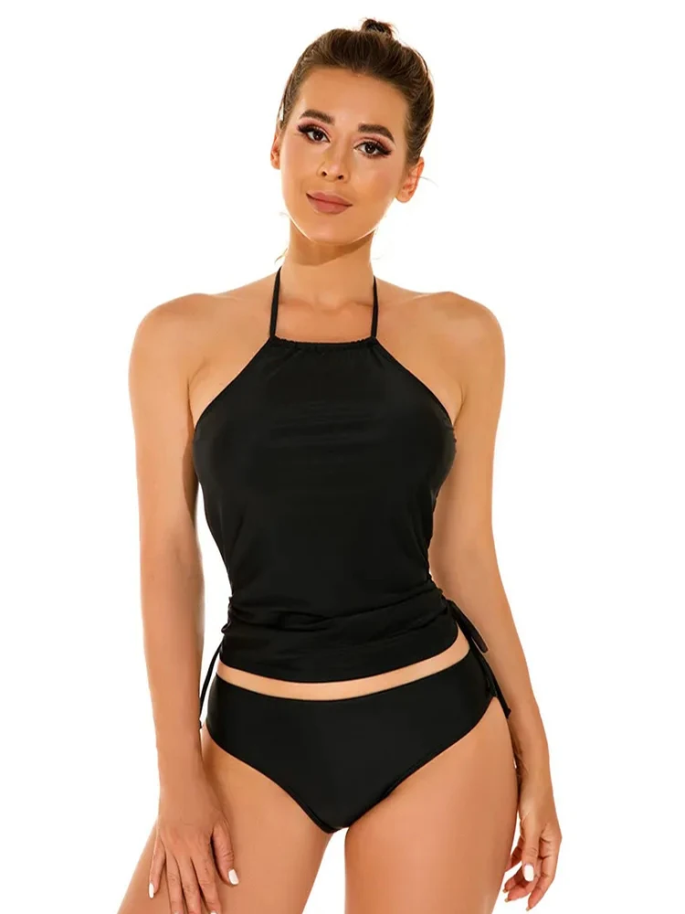 

2023 сексуальный женский купальник бикини с высокой талией, женский купальник пуш-ап, однотонный бандо, стринги, бразильский комплект бикини, купальный костюм, Кутер