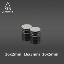

10/20/50 PCS Dia 16mm Ultra Strong Neodymium Magnet Round NdFeB Magnetic Super Powerful Magnets Disc 16x2mm 16x3mm 16x5mm