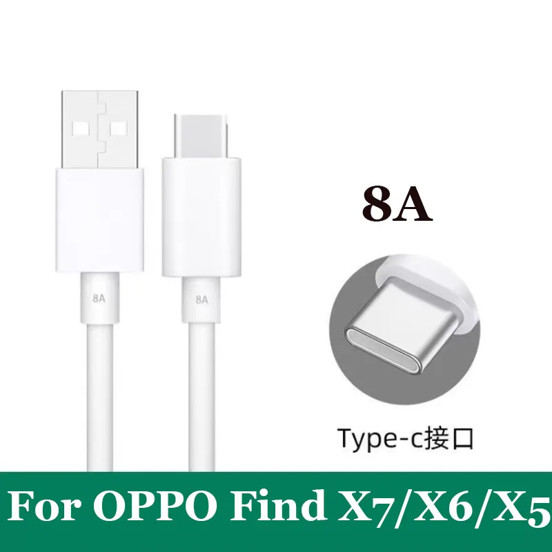 Cavo USB C 1 Metro – 80W 8A SUPERVOOC Flash Charge – Per OPPO, Realme, OnePlus (Ricarica Rapida) – Bianco - 2