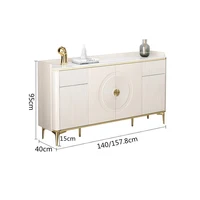 Large Household Living Room Cabinets European Metal Legs Glam Luxury Living Room Cabinets Nordic Modern Szafka Vintage Furniture 2