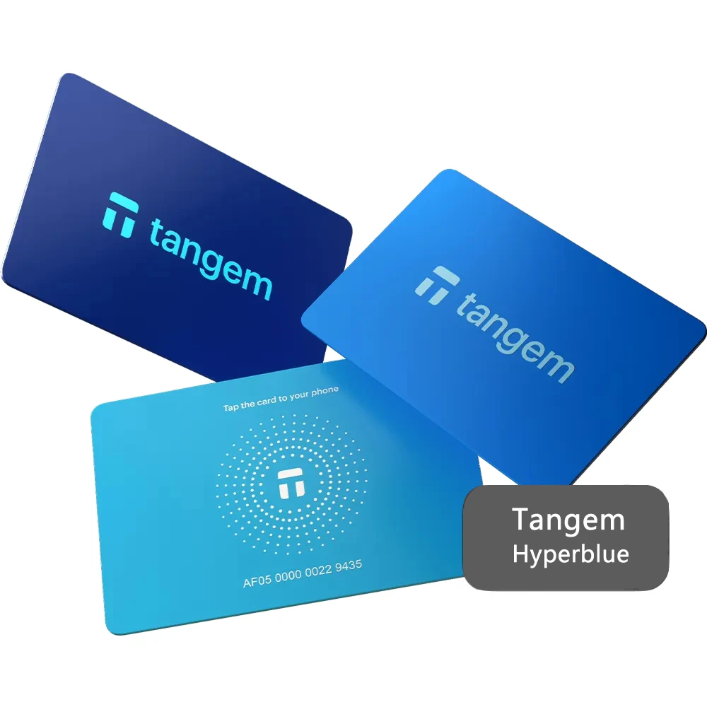 Tangem 2.0 Portafoglio Crypto sicuro Affidato per celle frigorifere per Bitcoin Ethereum NFT e altro Portafoglio hardware per carte offline al 100% - immagine 4