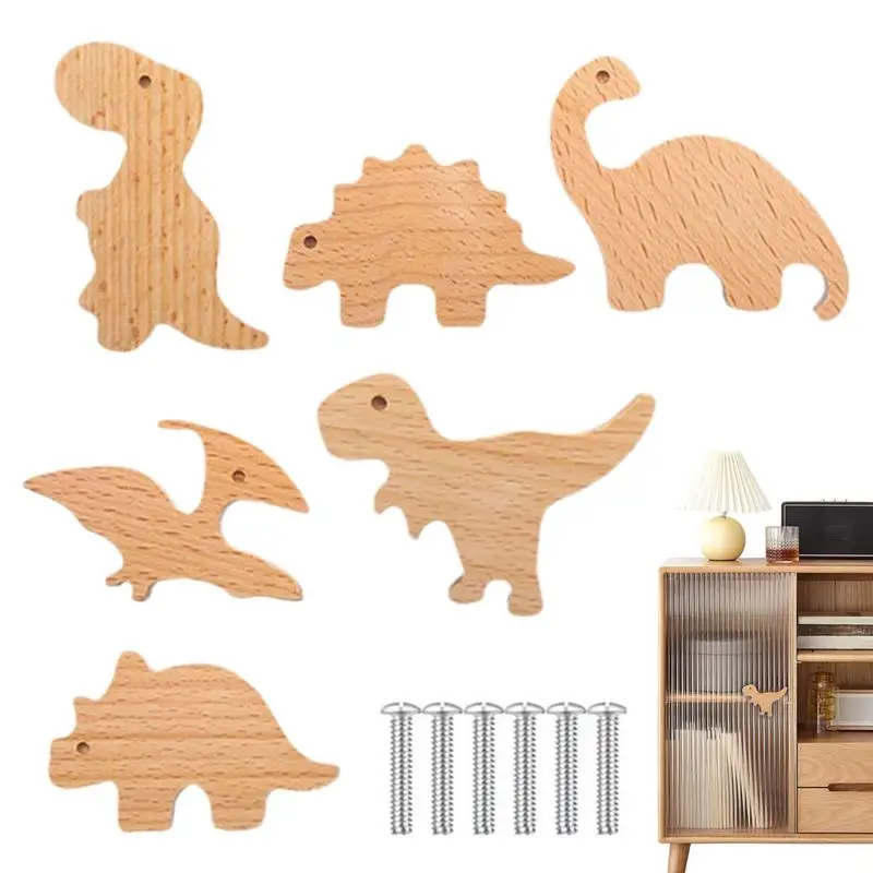Wooden Animal Drawer Knobs for Baby