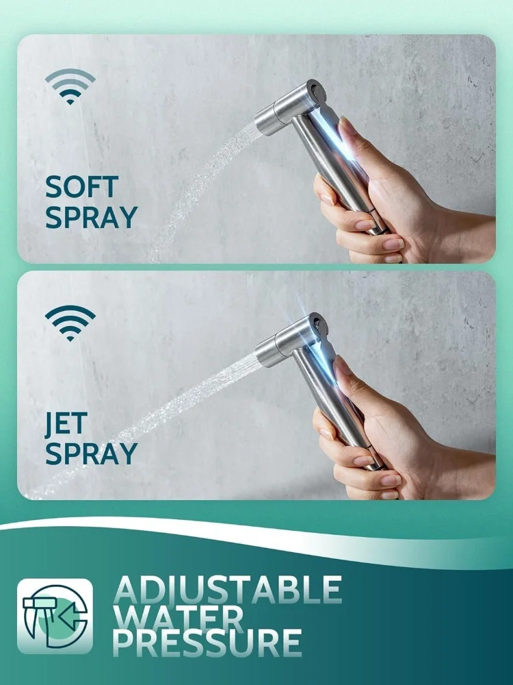 Handheld Bidet Sprayer Suitable for toilet adjustable water pressure jet sprayer, suitable for female washing Bidet accessories 3