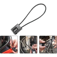 3-значный кодовый замок, замок с комбинированным тросом — устойчивая к царапинам краска для домашнего замка и безопасности — изображение 2