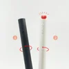 Cute STAR Gel Pens Rotate 0.5mm Black Ink Refills Ballpoint Pen Set Girls kawaii Stationery For Valentine's Day Gift 5