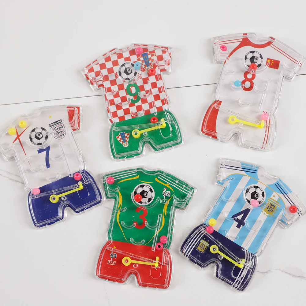 40Pcs Football Themed Sports Party Toys Set Soccer Whistle Mazz Tattoo Kids Birthday Party Favors Goodie Bag Pinata Filler party toys toy gift filler