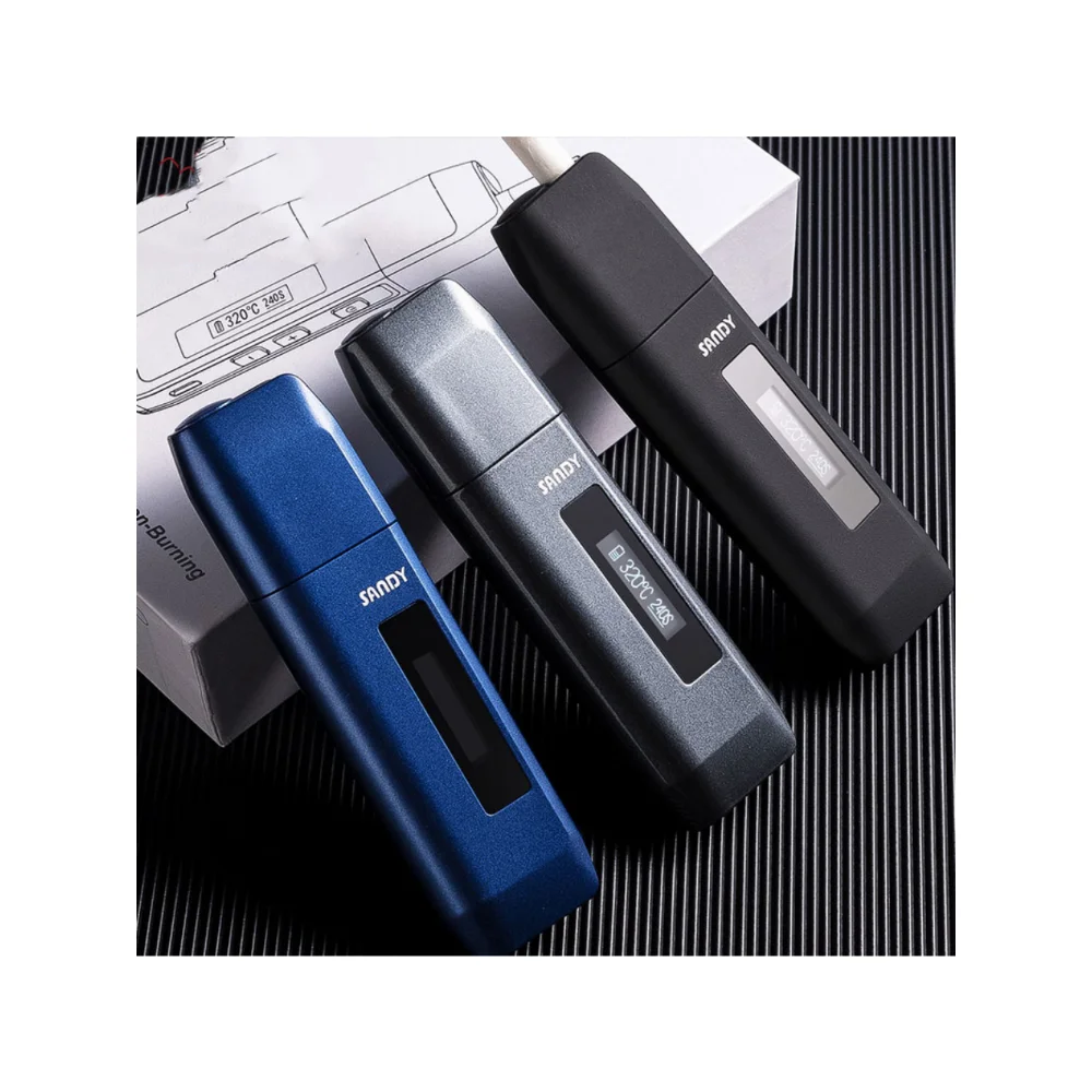 

SANDY Heat Not Burn Device YD628 900mAh Tobacco Heating Vape Electronic Cigarette dry herb Cartridge compatibility GS Toba 2.0