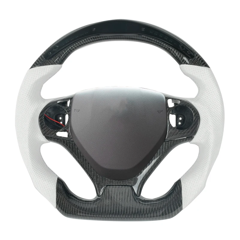 

Customize Carbon Fiber Racing Steering Wheel For Honda Civic 9 2012 2013 2014 2015 2016