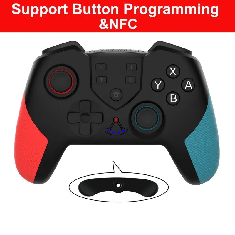 Wireless Support Bluetooth Gamepad Compatible Nintendo Switch Pro/USB PC  For NS Pro Game joystick with NFC 6-Axis vibration 
