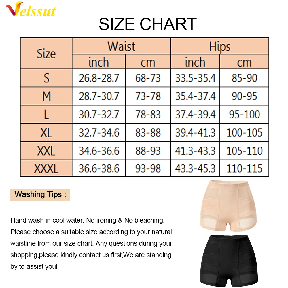 Velssut Butt Lifter Panty for Women Hip Enhancer Push Up Shapewear with Pads Booty Lifting Panties Sexy Seamless Body Shaper