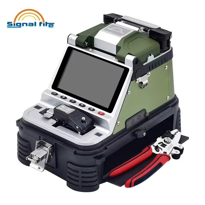 Signalfire AI-30 fusion splicer machine automatic fiber cleaver 6 Motors VFL Power meter tool kits
