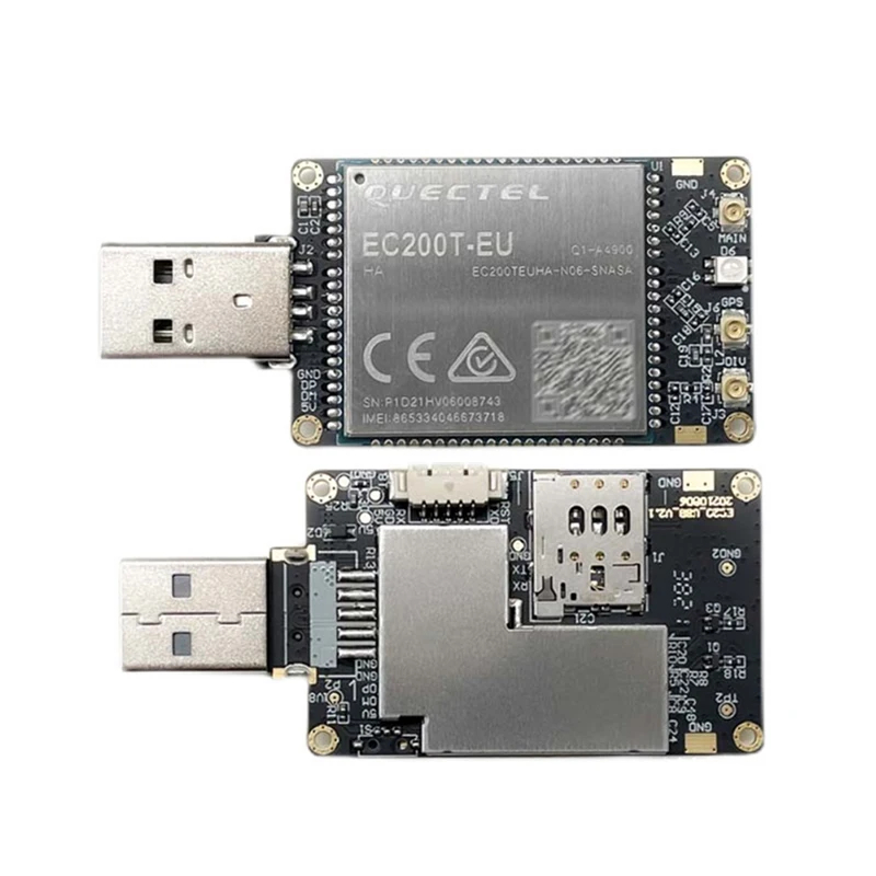 

USB-адаптер Quectel EC200T-EU LTE Cat 4, модуль для Европы LTE-FDD B1/B3/B7/B8/B20/B28, LTE-TDD B38/B40/B41 DL 150 Мбит/с, UL 50 Мбит/с