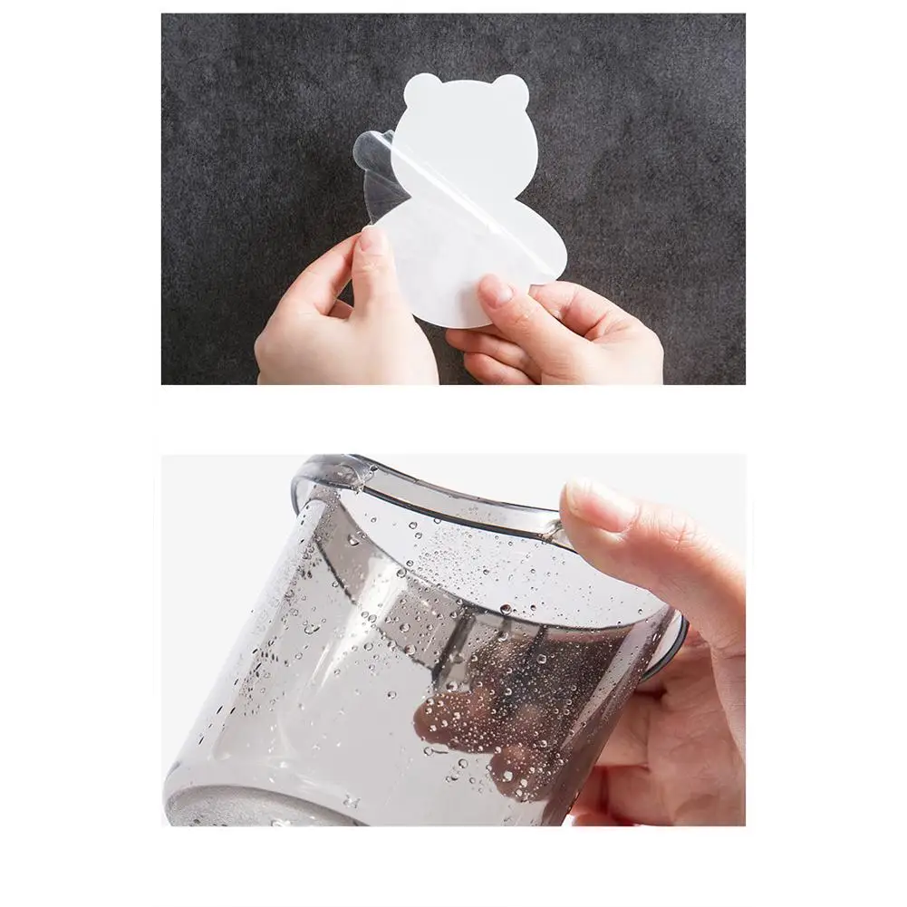 Bear Storage Cup Wall Mount Toothbrush Toothpaste Cup Holder toothbrush holder Case Storage Rack Stand For Child Home Bathroom